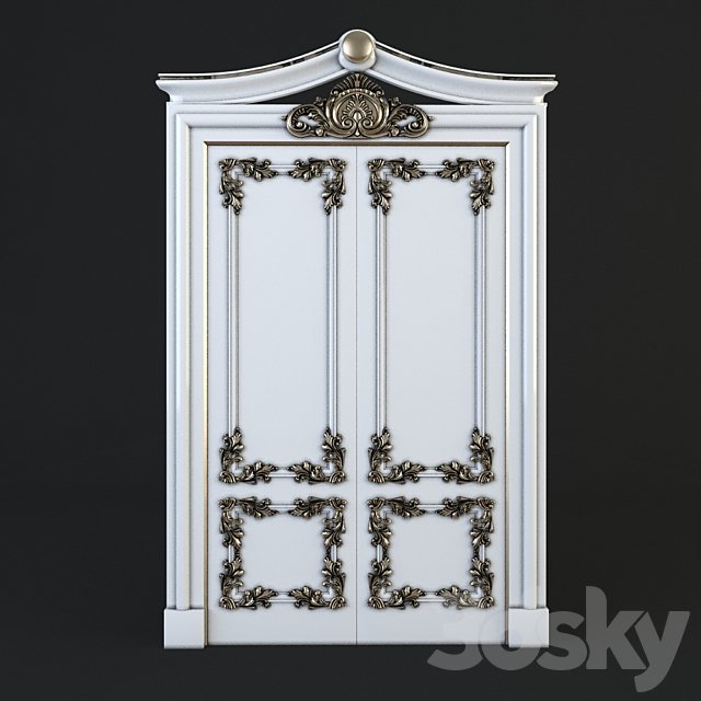 Classic double door