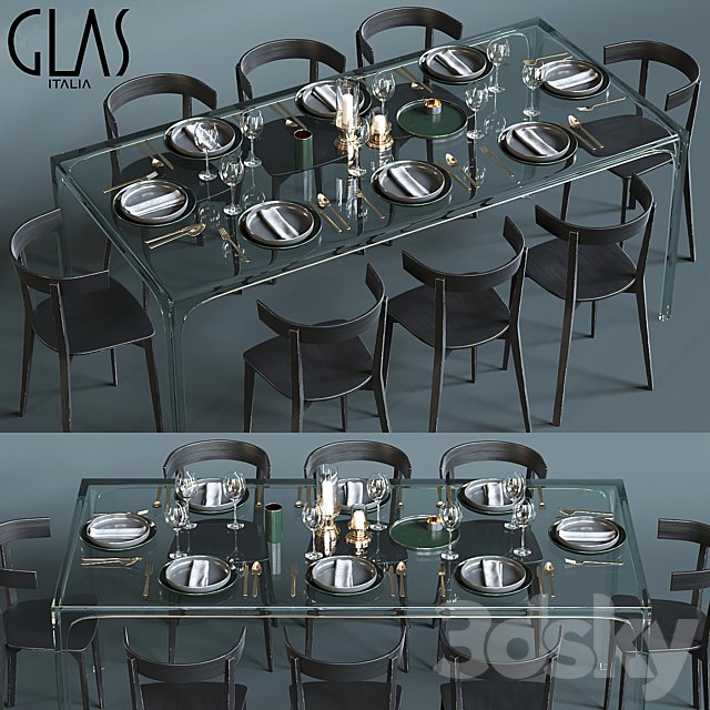 Glas Italia table set