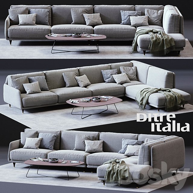 Ditre Italia ELLIOT Corner Sofa