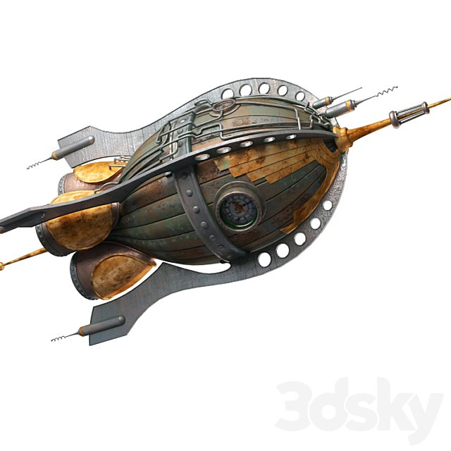 Rocket steampunk
