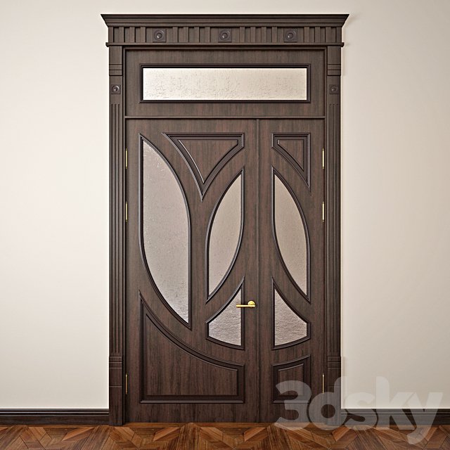 in the style of a classic door