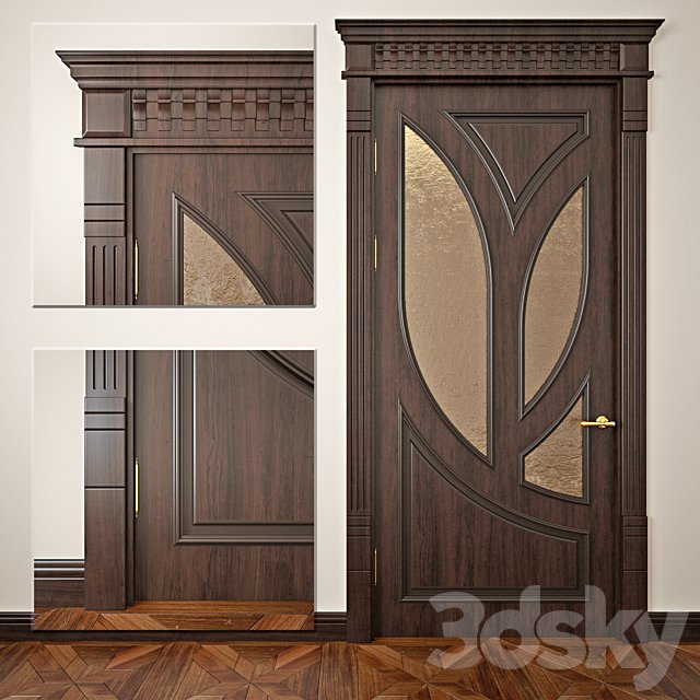 in the style of a classic door