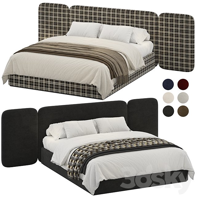 Atessa bed by Ogogo